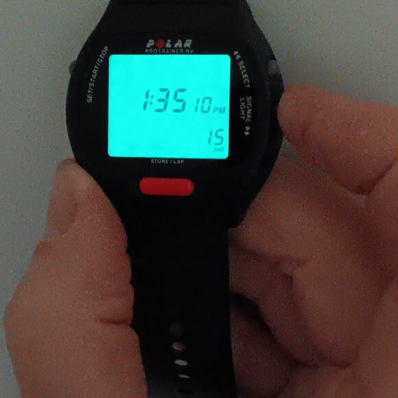 Polar ProTrainer NV Men's 44mm Black Resin Digital Chronograph Lap Timer Watch - Picture 12 of 12